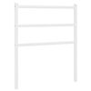 vidaXL Cabeceira de substitui&ccedil;&atilde;o 80 cm metal branco