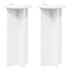 vidaXL Suporte para Plantas 2 pcs Branco &Oslash;29,5 x 60 cm