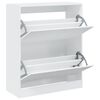 vidaXL Sapateira 80x34x96,5 cm derivados de madeira branco