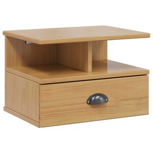 vidaXL Arm&aacute;rio de Cabeceira com gaveta Marrom mel 40 x 31 x 27 cm