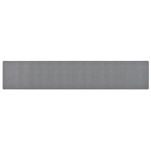 vidaXL Tapete/passadeira 50x300 cm cinzento-escuro