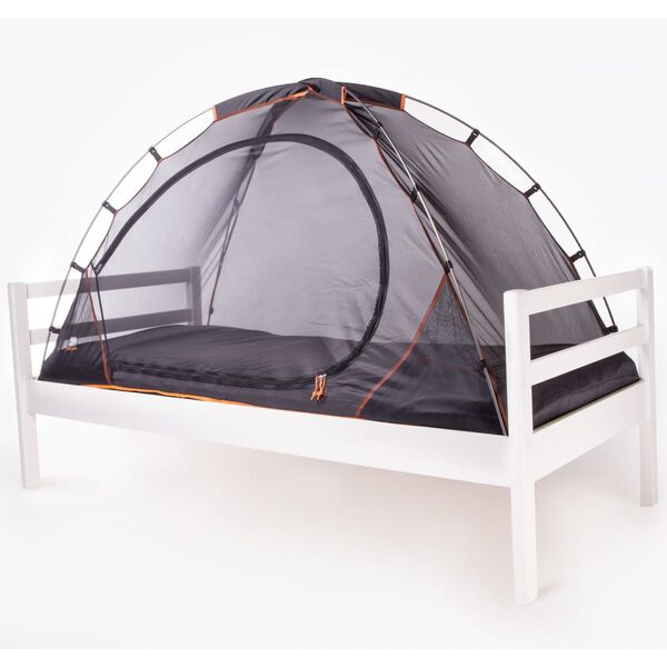 DERYAN Tenda para cama &agrave; prova de mosquitos 200x90x110 cm preto
