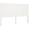 vidaXL Cabeceira de cama 166x4x100 cm pinho maci&ccedil;o branco
