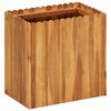 vidaXL Vaso/floreira de jardim 50x30x50 cm madeira de ac&aacute;cia maci&ccedil;a