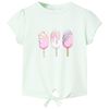 vidaXL T-shirt infantil menta-claro 104