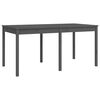 vidaXL 7 pcs conj. jantar p/ jardim madeira de pinho maci&ccedil;a cinzento