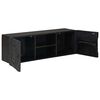vidaXL Gabinete para TV com prateleira Preto 105 x 30 x 35 cm