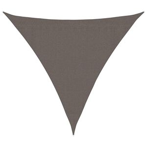 vidaXL Guarda-sol HDPE triangular 3.6x3.6x3.6 m antracite
