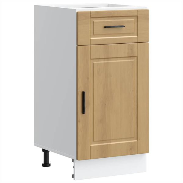 vidaXL Arm&aacute;rio base cozinha Porto derivados madeira carvalho artisiano