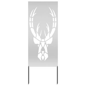 vidaXL Tela de Privacidade para Jardim Prateado 50 x 140 cm