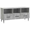 vidaXL Gabinete para TV com gaveta Cinzento Cimento 102 x 34,5 x 50 cm