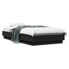 vidaXL Estrutura de cama 90x190 cm derivados de madeira preto