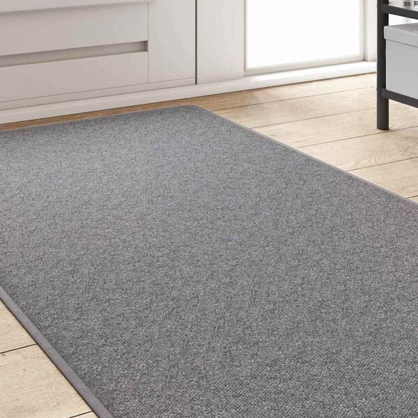 vidaXL Runner de Carpete Cinzento-claro 80 x 500 cm 100% Polipropileno
