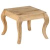 vidaXL Mesa de apoio 45x45x40 cm madeira de mangueira maci&ccedil;a