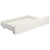 vidaXL Estrutura de cama com 2 gavetas 140x200 cm pinho maci&ccedil;o branco