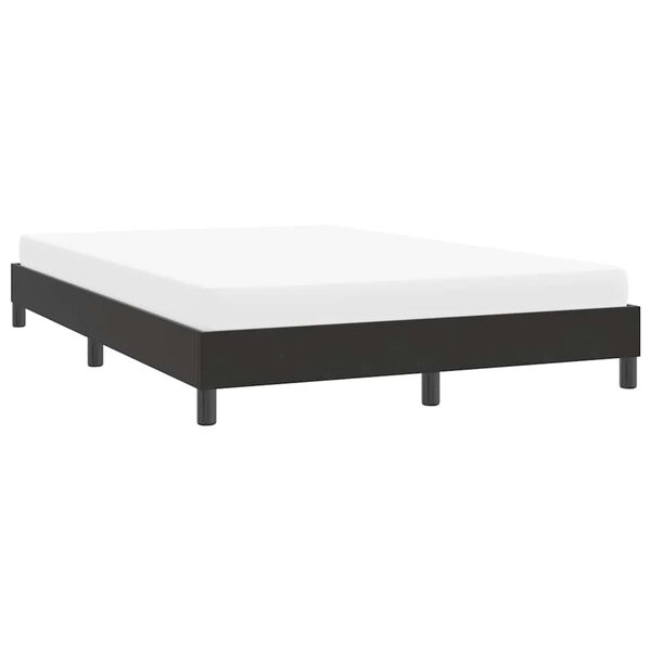 vidaXL Cama sem molas/colch&atilde;o 140x220 cm veludo preto