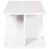 vidaXL Mesa de centro Branco 80 x 39,5 x 33,5 cm
