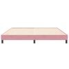 vidaXL Estrutura de cama sem colch&atilde;o 200x210 cm veludo rosa