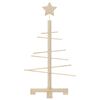 vidaXL Árvore de Natal decorativa 75 cm madeira de pinho maciça