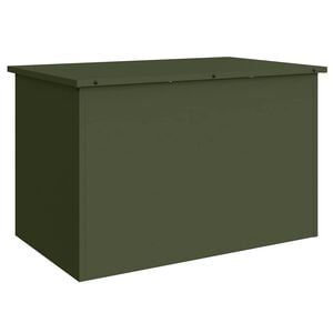 vidaXL Cofrinho de armazenamento para jardim A&ccedil;o Galvanizado 175 L