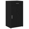 vidaXL Buffet Carvalho Preto 50 x 42,5 x 93 cm