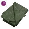 vidaXL Lona 180 g/m&sup2; 3x3 m PEAD verde