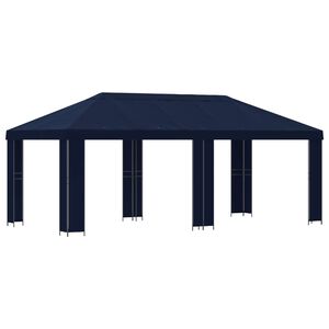 vidaXL Gazebo de Jardim 6 x 3 m Azul Poli&eacute;ster e A&ccedil;o 190 gsm