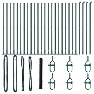 vidaXL Poste de Cerca Verde