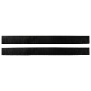 vidaXL Selos de Escovas para Porta Auto-adesivos 2 unid. 100 cm