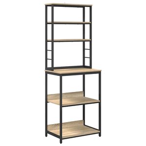 vidaXL Prateleira de Cozinha Carvalho Sonoma 60 x 40 x 168 cm