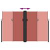 vidaXL Toldo lateral retrátil 220x1200 cm terracotta