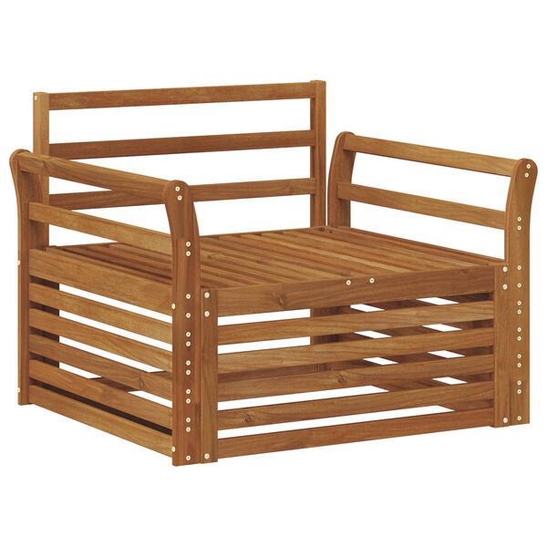 vidaXL 2 Pe&ccedil;a Sof&aacute; com Bra&ccedil;os Natural