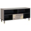vidaXL Gabinete para TV com gaveta Cinzeto 100 x 33 x 46 cm