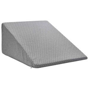 vidaXL Travesseiro para as Pernas 60 x 50 x 30 cm Macio Cinzeto