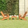 vidaXL 3 pcs conjunto lounge de jardim Adirondack ac&aacute;cia maci&ccedil;a