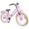 vidaXL Bicicleta Infantil 22 Polegadas para 7-12 anos Rosa Claro