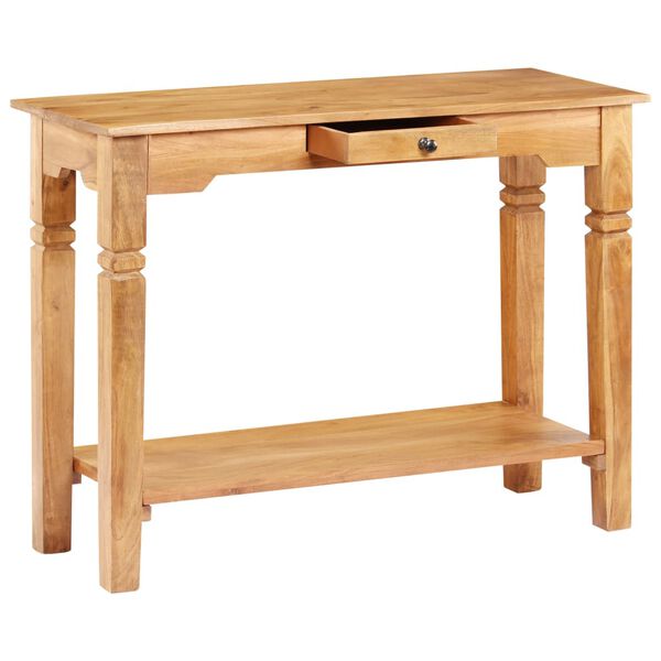 vidaXL Mesa consola 100x40x76 cm madeira de acácia maciça
