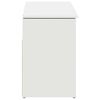 vidaXL Banco sapateira 102x30,5x45 cm derivados de madeira branco