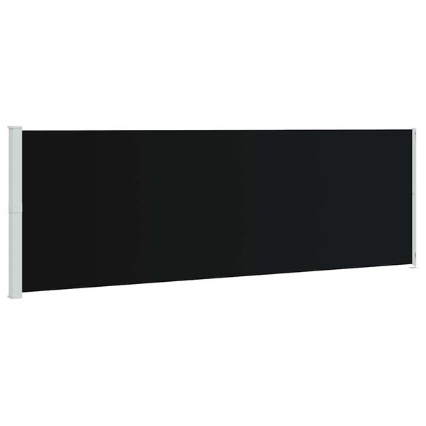 vidaXL Toldo lateral retr&aacute;til para p&aacute;tio 200x600 cm preto