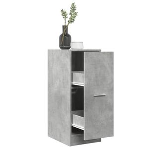 vidaXL Arm&aacute;rio botic&aacute;rio 30x41x77,5 cm derivados madeira cinza cimento