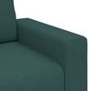 vidaXL Sof&aacute; de 3 lugares 220x77x82 cm tecido verde-escuro