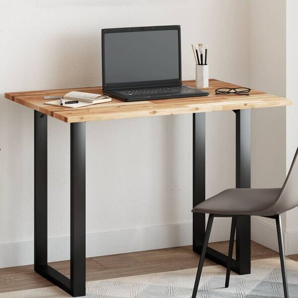 vidaXL Tampo de mesa retangular 80x70x2 cm madeira de ac&aacute;cia maci&ccedil;a