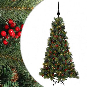 vidaXL &Aacute;rvore de Natal artificial com bolas 150 cm 150 LED