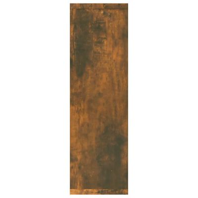 vidaXL Prateleira de parede 85x16x52,5 cm derivados madeira cor fumado