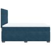 vidaXL Cama boxspring com colch&atilde;o 140x190 cm veludo azul