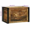 vidaXL Caixa de Armazenamento com armazenamento 80 x 50 x 50 cm