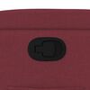 vidaXL Poltrona reclin&aacute;vel elevat&oacute;ria tecido vermelho tinto