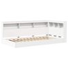 vidaXL Cama com Estante Branco 90 x 190 cm Madeira processada