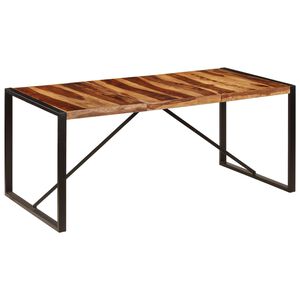 vidaXL Mesa de jantar 180x90x75 cm madeira de ac&aacute;cia maci&ccedil;a