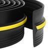 vidaXL Selante de Piso para Garagem Preto e Amarelo 12 x 90 mm 1 m PVC